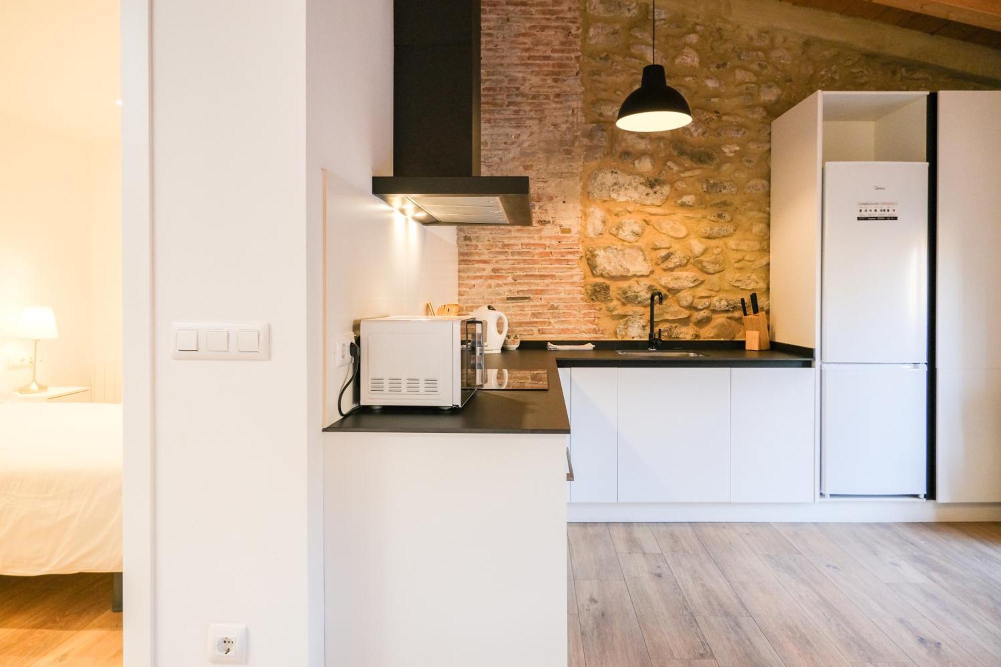 Ganganell Atic Apartamento Con Terraza En Besalú Dış mekan fotoğraf