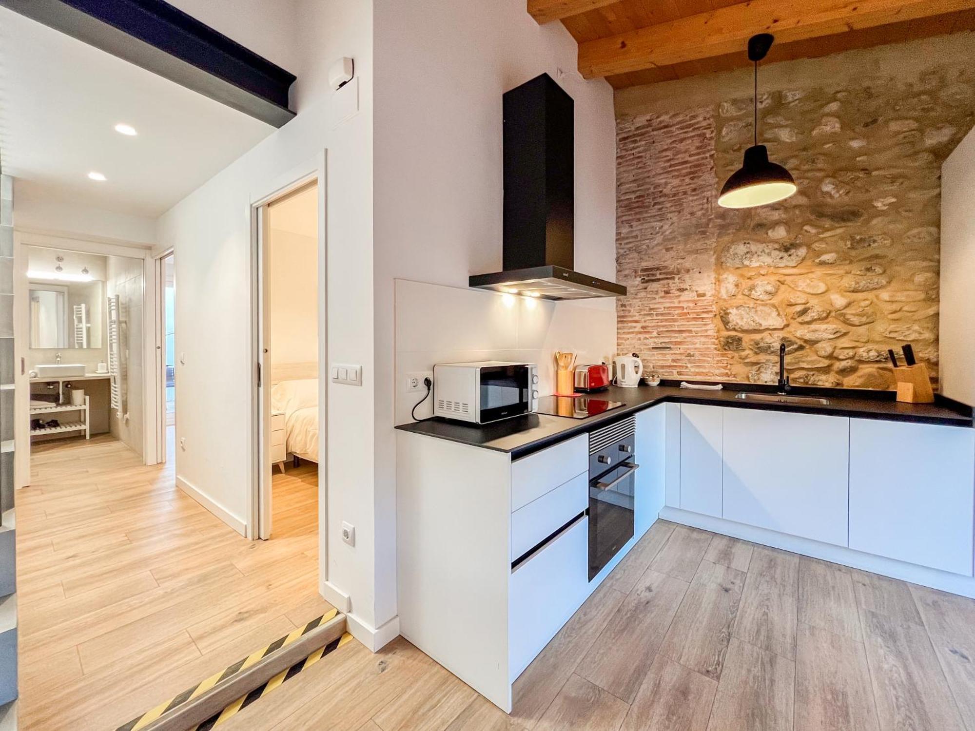 Ganganell Atic Apartamento Con Terraza En Besalú Dış mekan fotoğraf